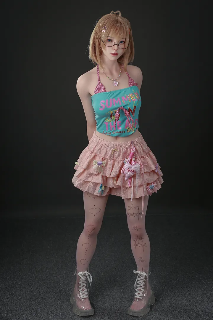 153cm (5ft0) Copa A Textura de piel real Silicona Muñeca sexual WANWAN, ROS Cabeza 109b